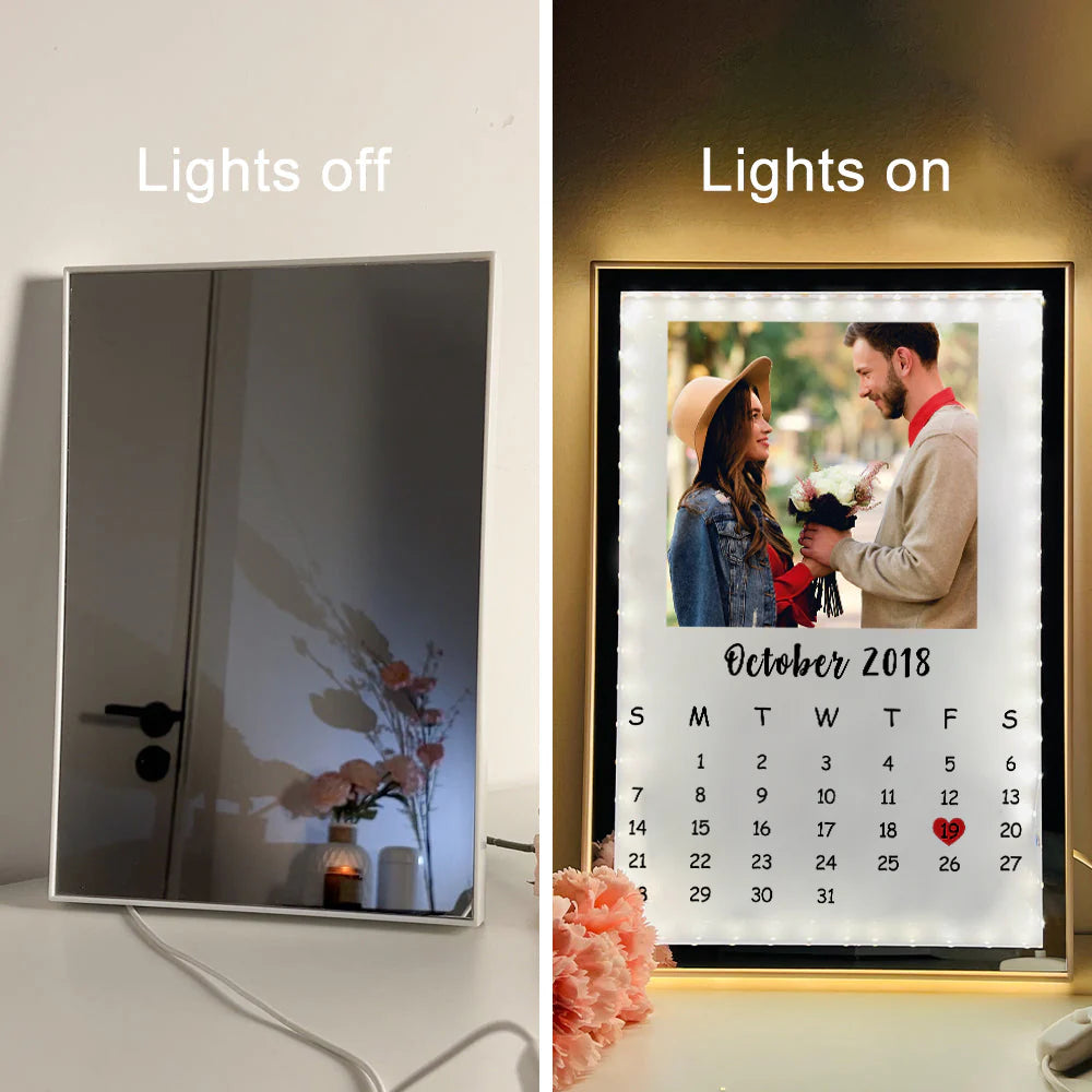 LED Magic Mirror Photo Frame