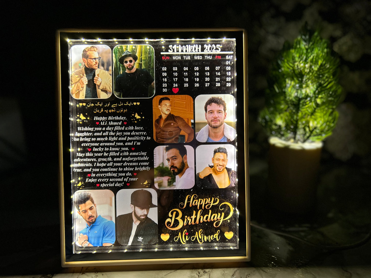 Magic Mirror LED Photo Frame