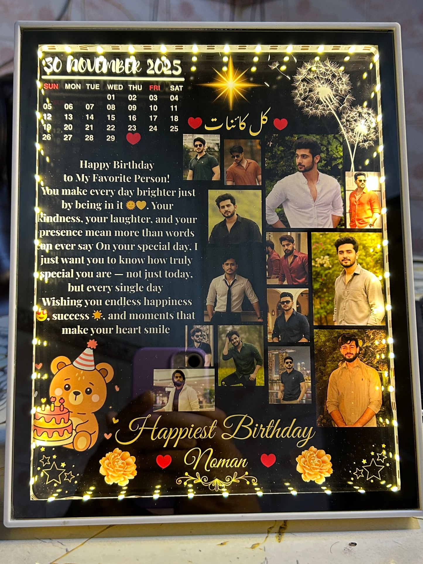 Magic Mirror LED Photo Frame