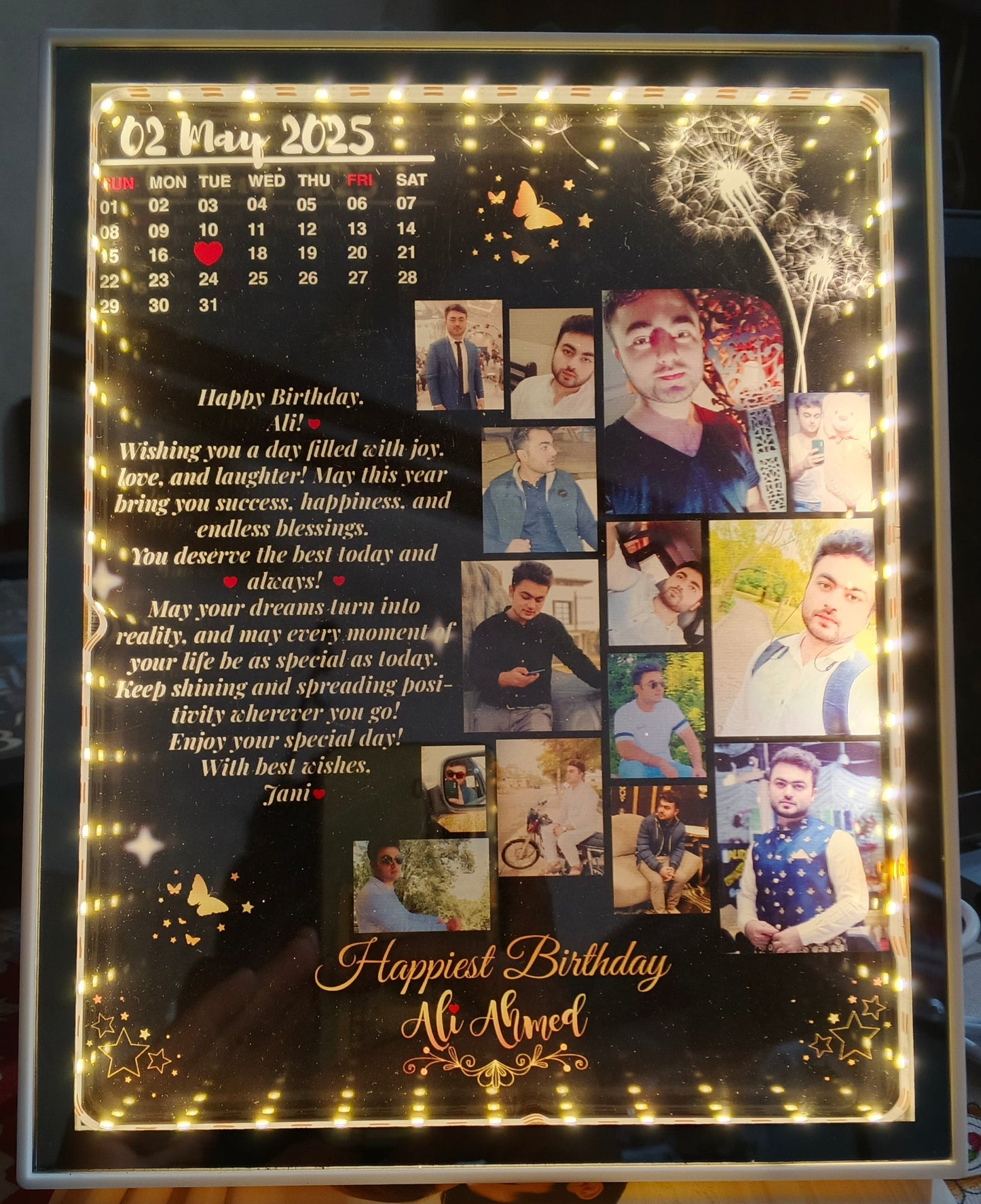 Magic Mirror LED Photo Frame